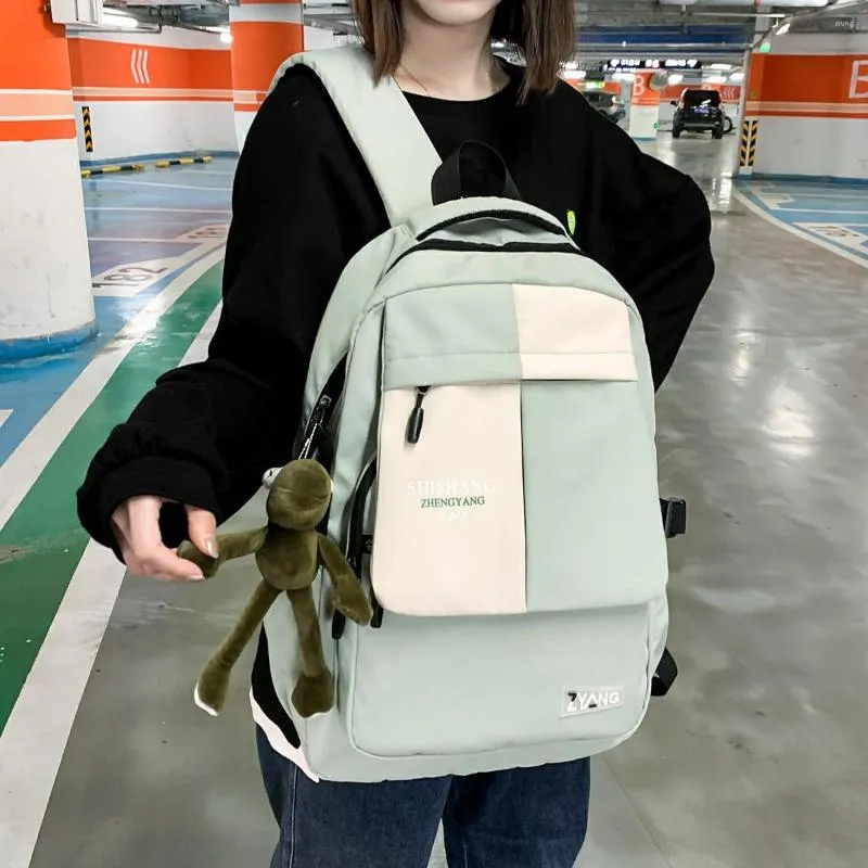 Backpack Women Plaid Leisure School Torka dziewczyna podróżna laptopa Studentka nastolatka torby