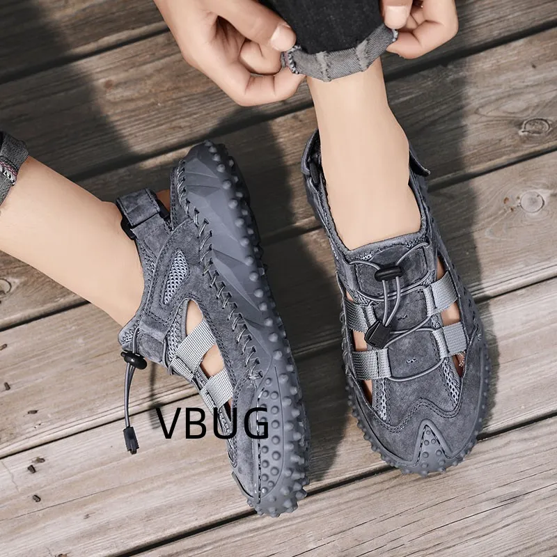 Sandals Mens Summer Sandals Beach Platform Slipper Home Breathable Non-slip Shoes for Men with Free Shipping Best Sellers In Products