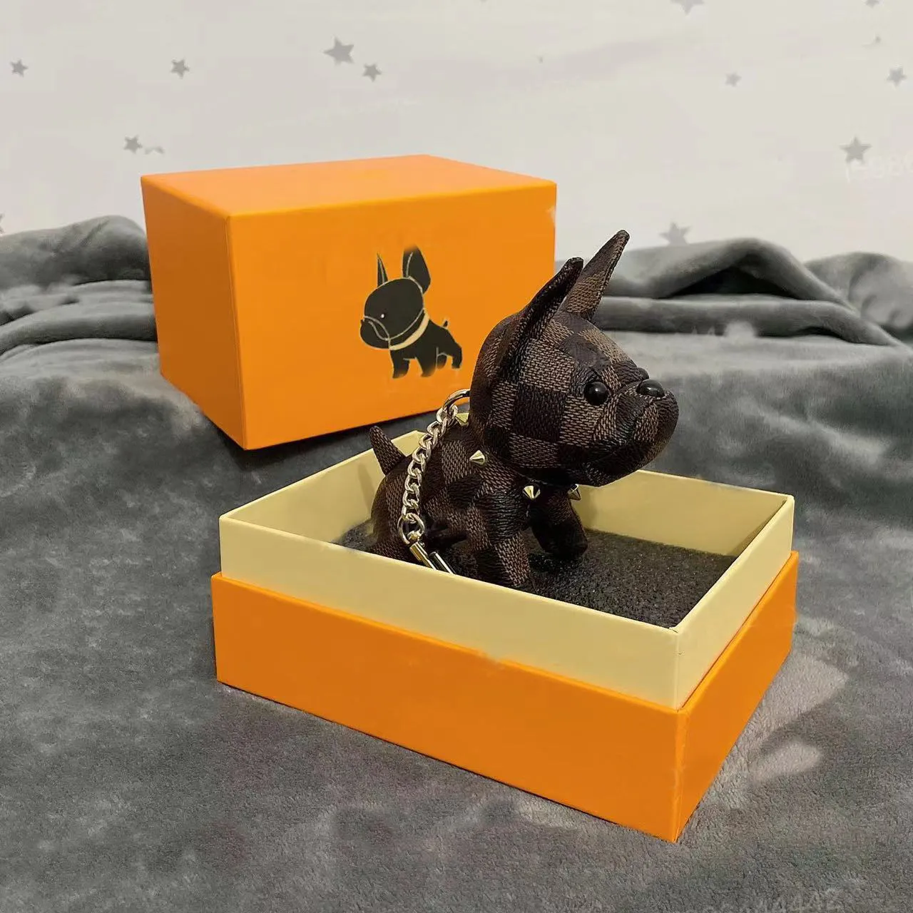 سلاسل المفاتيح Lanyards ، رسائل مصممة الرسوم المتحركة للحيوانات الصغيرة الكلب الإبداعي الإبداعي سلسلة مفاتيح المفتاح الحلقة بو ، جلدية ، نمط ، هدايا مفاتيح المجوهرات