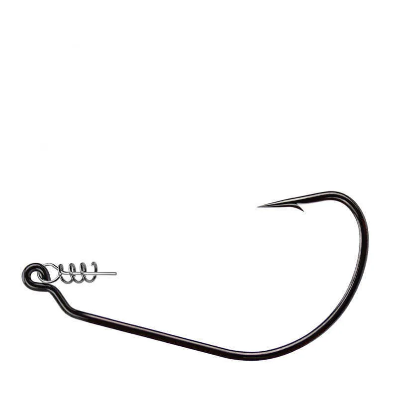 Of Soft Lure Micro Fishing Hooks With Lock Stitch For Texas Rig