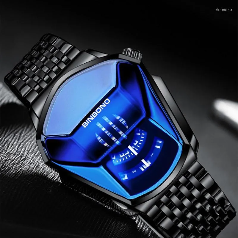 Armbandsur 2023 Fashion Quartz Men Watches Top Male Clock Sports Car Wrist Watch Hodinky Relogio Masculino födelsedagspresent
