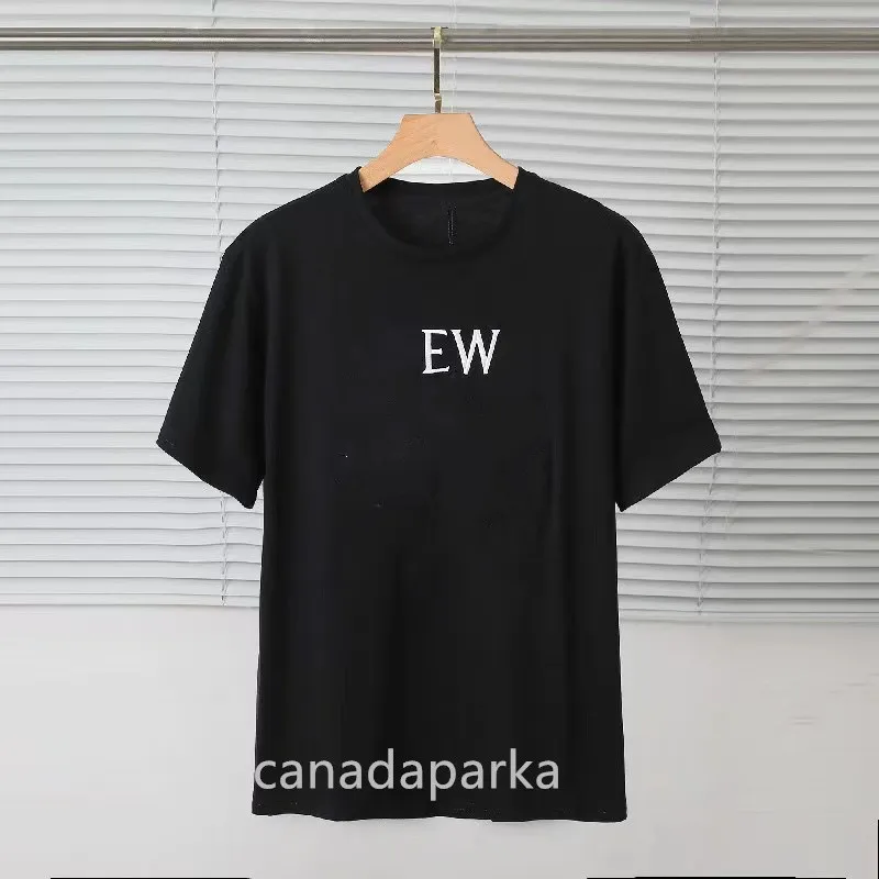 Män t shirt designer för män kvinnor skjortor broderad bomullsblandning mode t-shirt med bokstäver avslappnad sommar kort ärm man älskare tee kvinnkläder