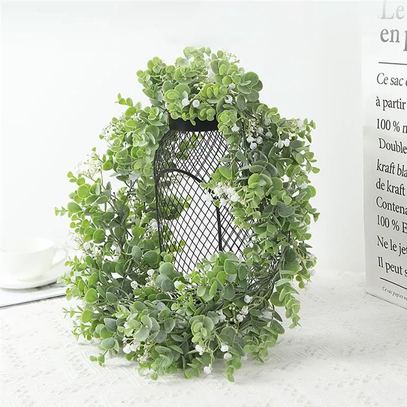 Decorative Flowers Christmas Door Vine Artificial Plants False Ivy Hanging Garland Leaves Wedding Party Home Bar Garden Wall Decoration