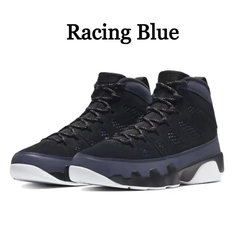 2023 Jumpman 9 Men Basketball Shoes Bred 9S University Gold Blue Gym Chile Red UNC Cool Particle Grey Racer Blue Statue Anthracite Sport Sneakers Trainers Size 40-47