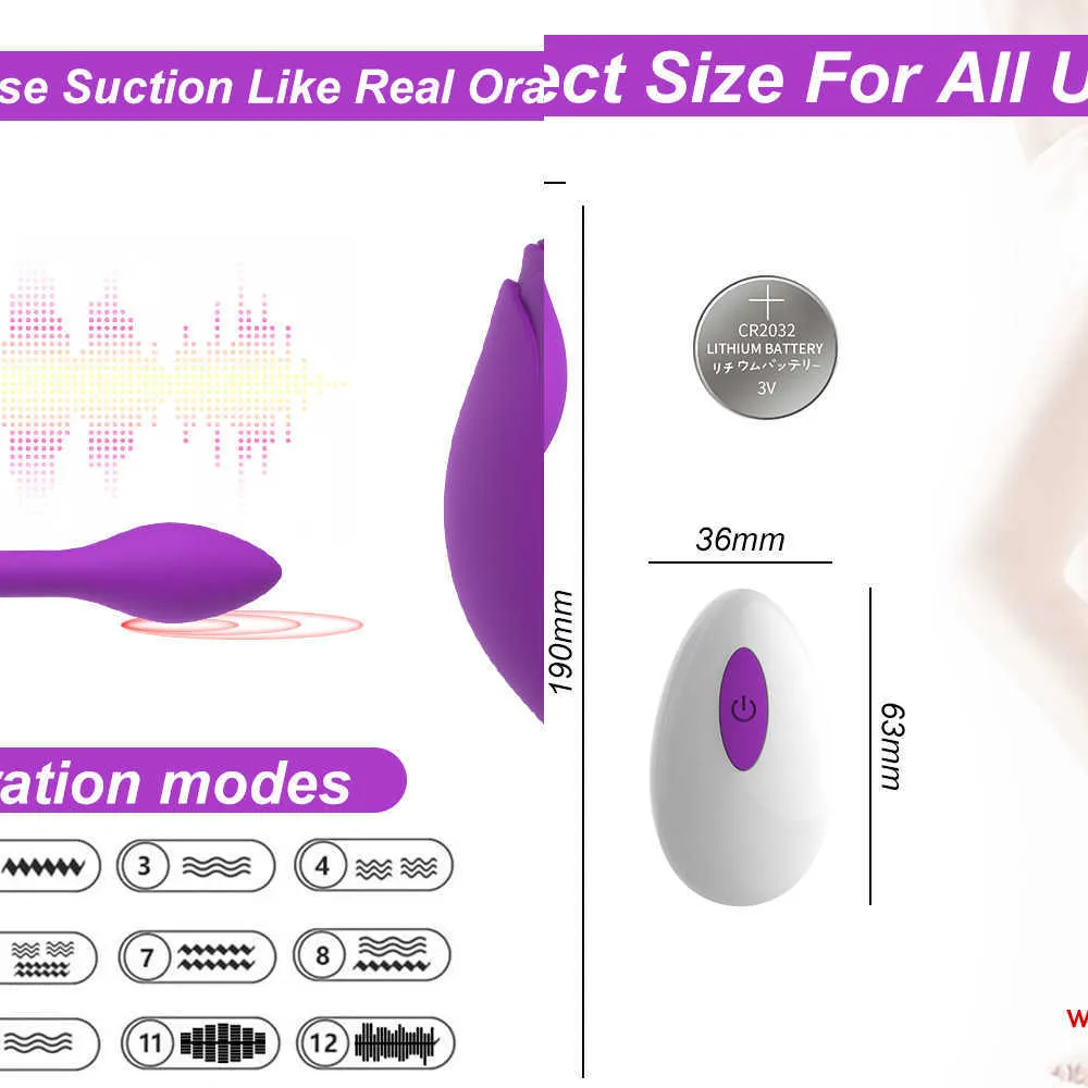 Nxy Vibrators Vibrating Eggs Kegel Balls Female Tight Exercise Vagina Remote Control Adult Sex Toys for Women Rose Porn Toy 230310