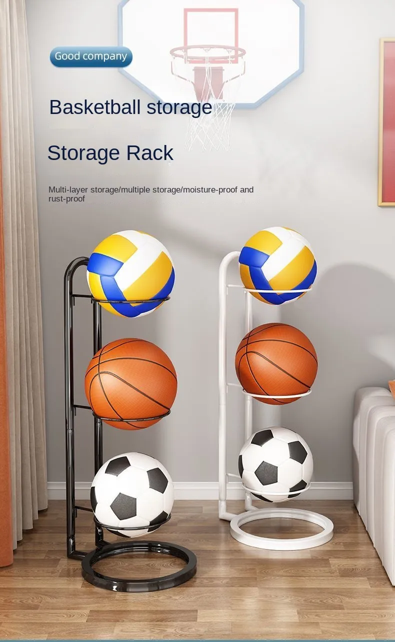 Support de rangement pour ballons de basket-ball Stockage d'équipements  sportifs, Organisateur d'équipements sportifs