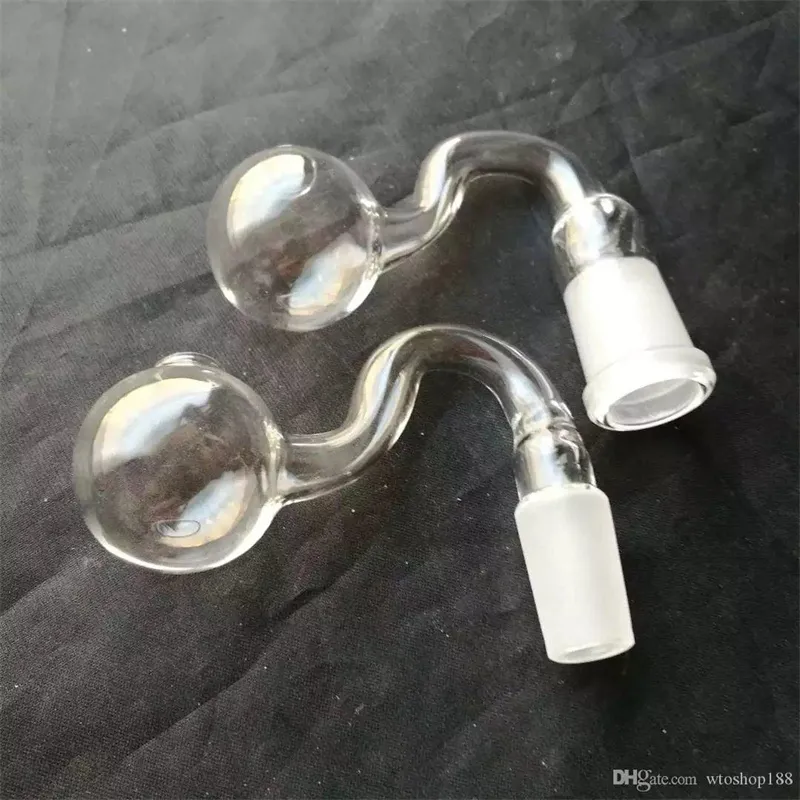 Big bubble S pot Bangs en verre en gros Brûleur à mazout Conduites d'eau en verre Plates-formes pétrolières Fumer