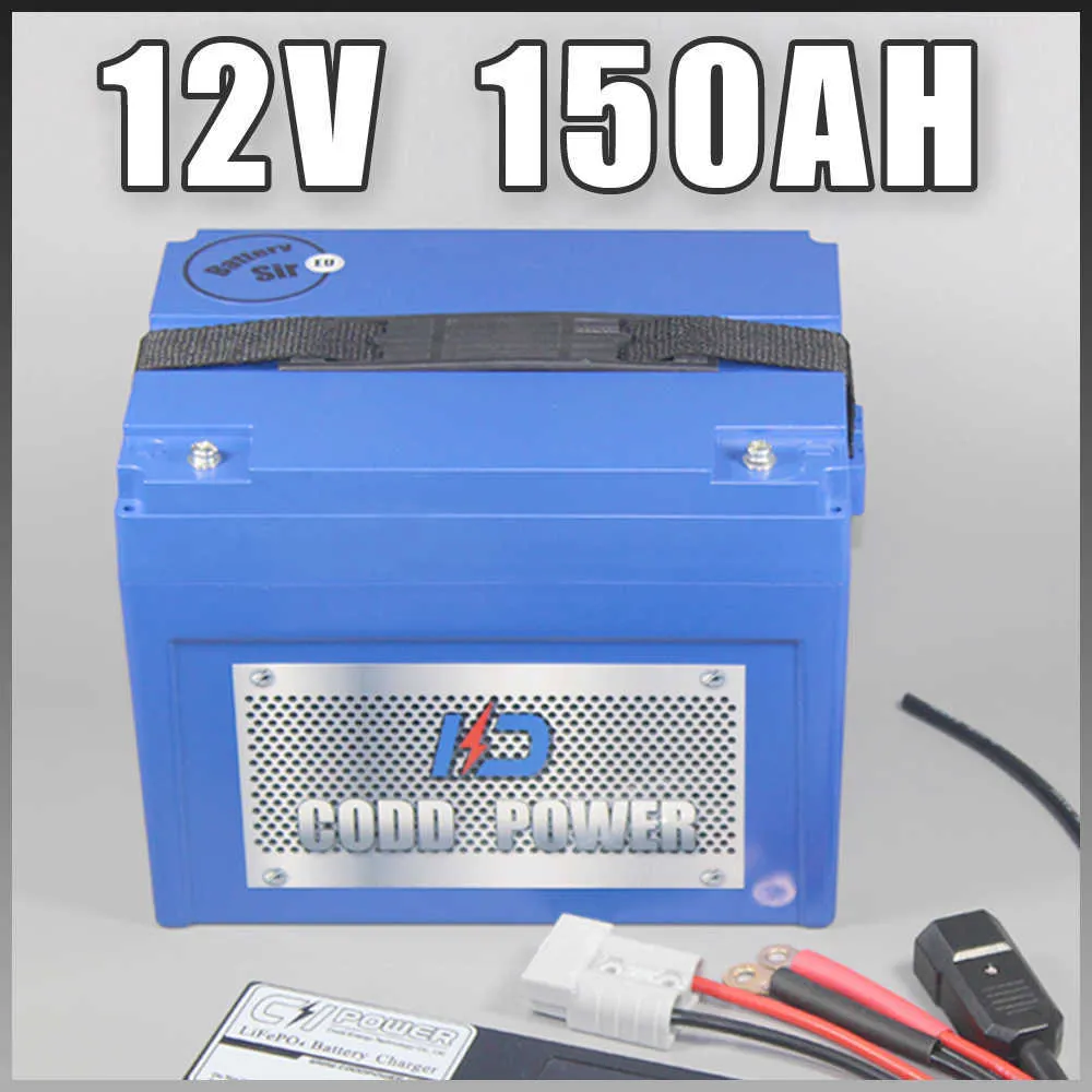 12V 150Ah Speicher-Lithium-Ionen-Akku 12V Solar-LED-Lampe 1000W 12V RC-Akku mit ABS-Gehäuse