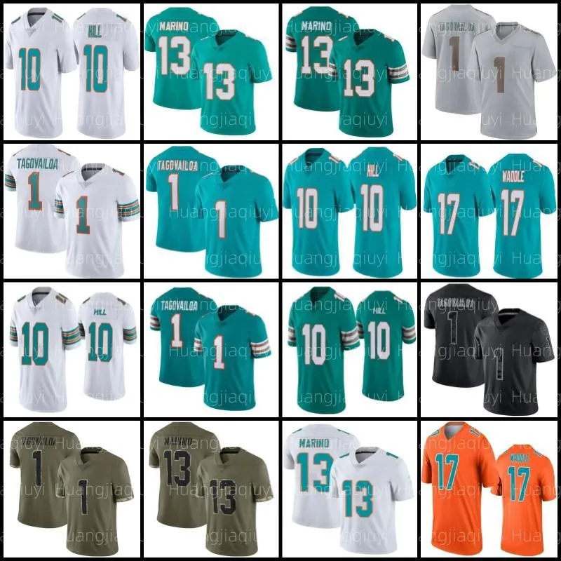 Tua Tagovailoa Tyreek Hill Jaylen Waddle voetbaljersey Dan Marino Devon Achane Raheem Mostert Jevon Hollands Xavien Howard Andrew Van Ginkel Jalen Ramsey