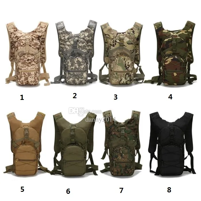 Tactical Assault Backpack water bladder bag Waterproof Rucksack Hydration Pack with 3L Water Bladder Fashion Design Camping Bicycle Drinking Backpacks