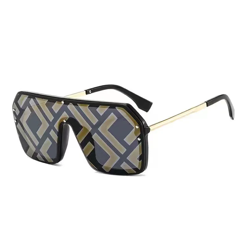Gafas de sol de diseñador Mujeres Gafas de sol Moda de lujo para hombre Diseñadores de gafas de sol Hombres Gafas de sol Gafas Letra F 7 colores con caja