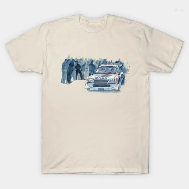 T-shirt da uomo T-shirt da uomo Rally Gruppo B 205 Tshirt da donna