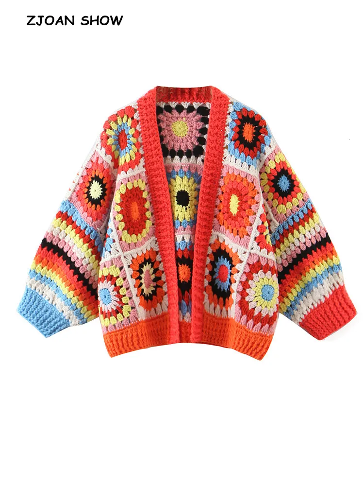 Fashion Geometric Stitching O-Neck Long-Sleeved Sweater Fashion Geometric Stitching O-Neck Long-Sleeved Sweater