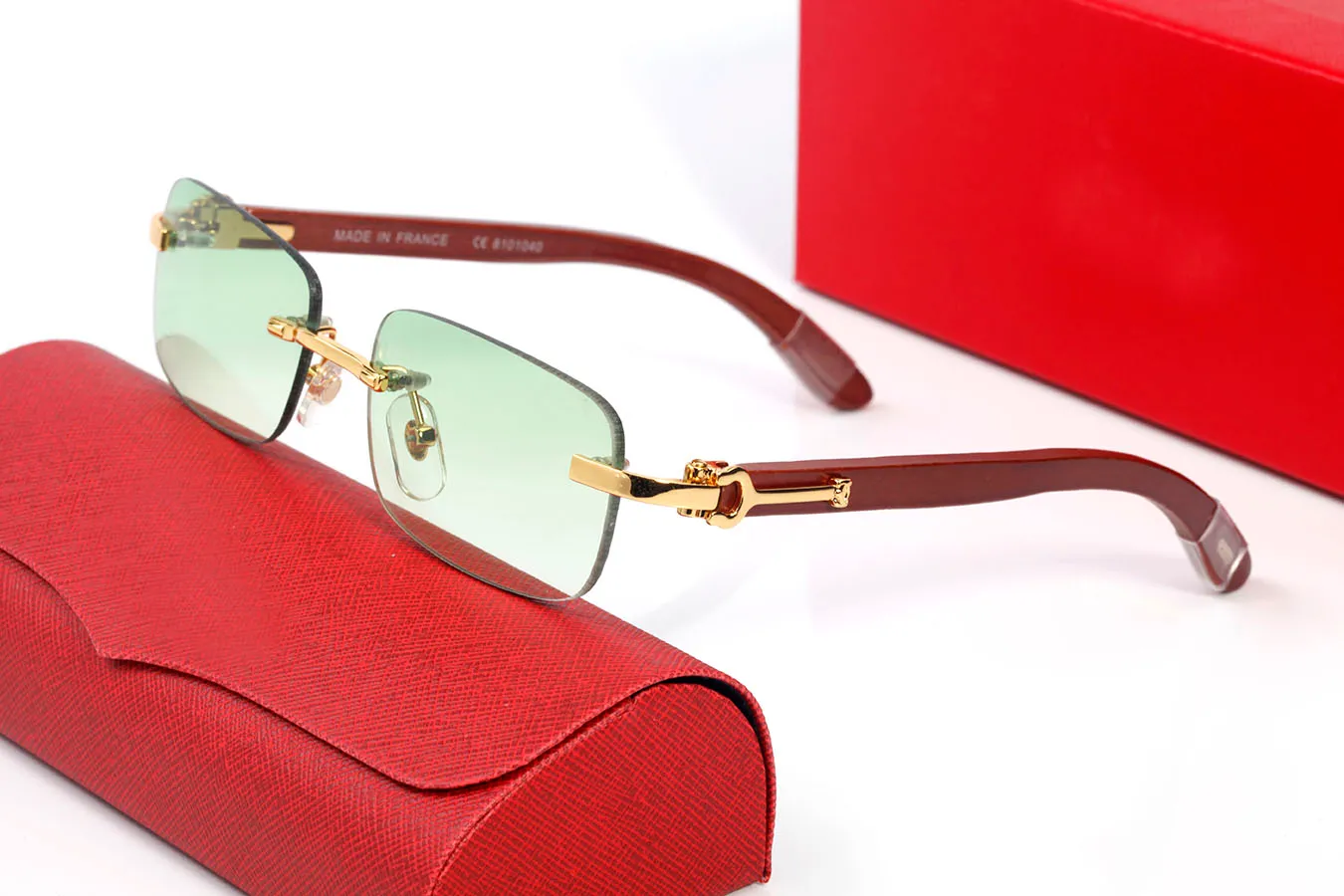 Design Women Sunglassesluxu, For White Wooden And For $11.92 Driving Buffalo Horn From Square Frameless Sunglasses Men Vintage