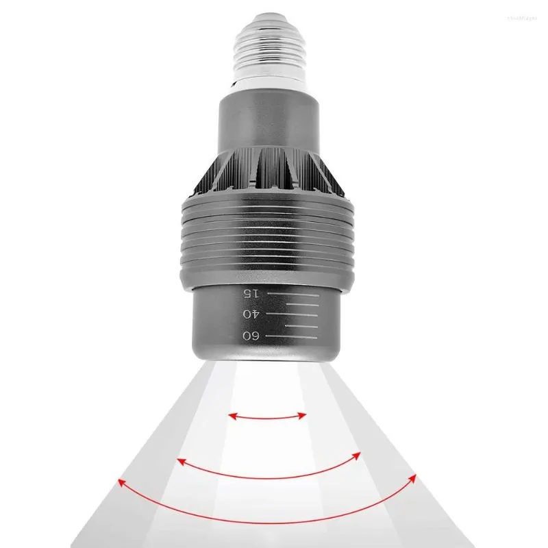 Zoom Spot Lâmpada 20 E27 Luz de foco amplo AJUST ZOOMABLE 12W BOBILLAS DINANTE LIVRA LIVRAS DE CAFE