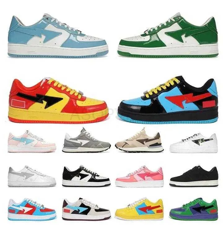 TOP Sk 8 Bapestas Baped Designer Casual Shoes Platform Sneakers Bapesta ...