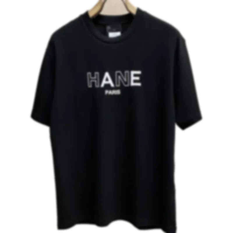 Designer Herren T-Shirts Hochwertiges T-Shirt Briefdruck Rundhals Kurzarm Schwarz Weiß Mode Männer Frauen T-Shirts