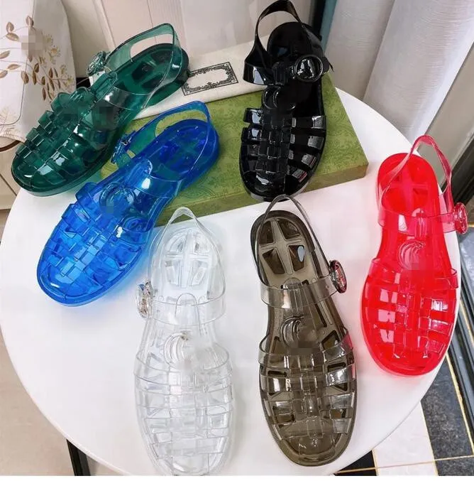 Clear jelly shop sandals womens