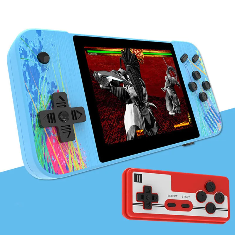 G3 Portable Game Players 800 In 1 Retro Video Game Console Handheld Portable Color 3.5 Inch HD Screen Game Player TV Consola AV Output Support Double Players Dropship