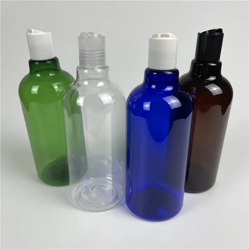 Storage Bottles 500ml X 12 Empty Emollient Water Plastic With Disc Top Cap Liquid Soap Dispenser Bottle Shower Gel Washing Container