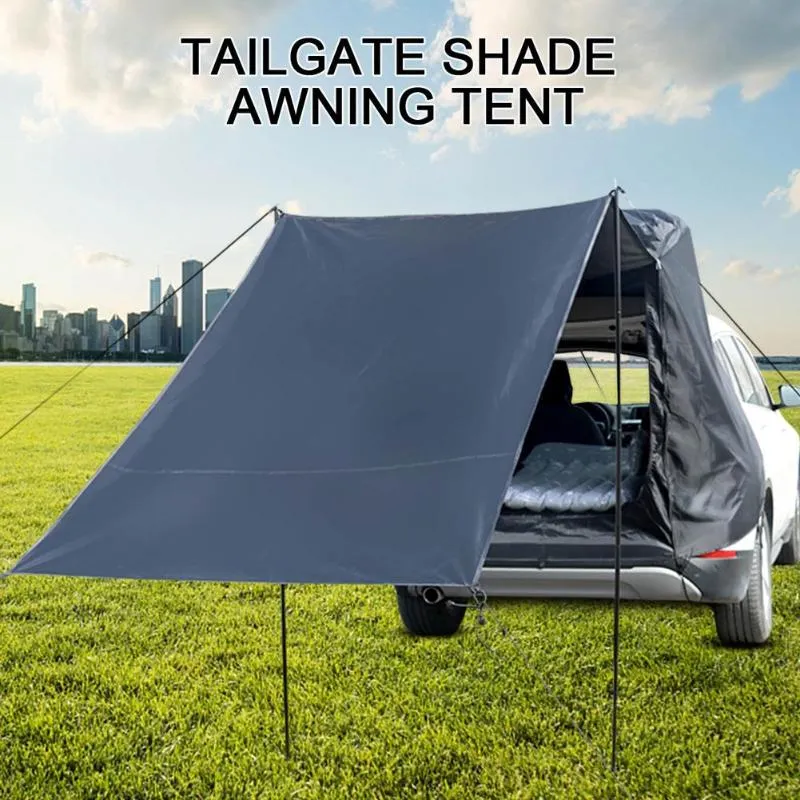 Car Sunshade Oxford Cloth Trunk Tent SUV Foldable Tailgate Shade Awning  MPVs Sun Hatchback Canopy With Anti Bug Mesh Screen From Daqiaoli, $148.35