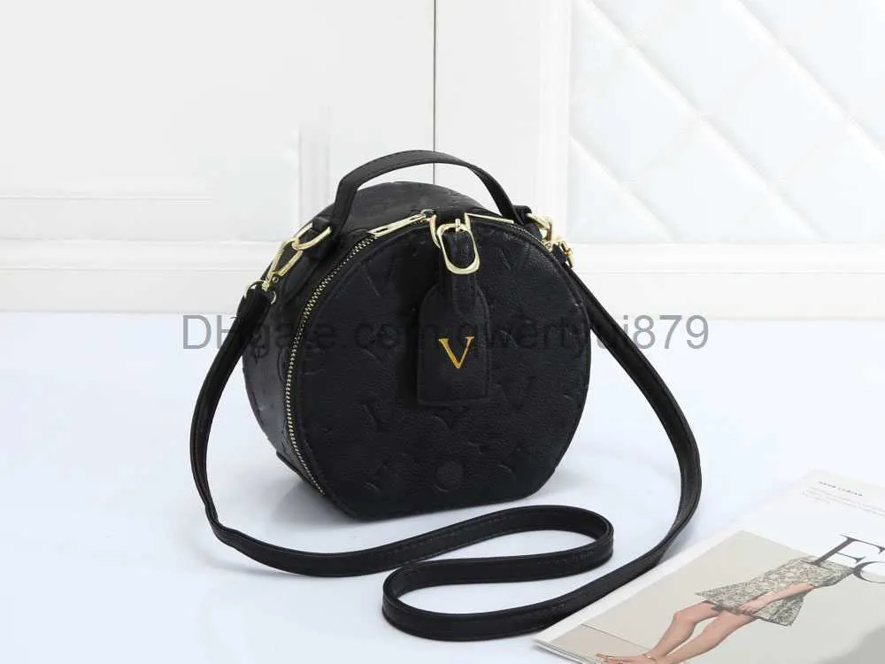 QWERTYUI879 Bolsa de bolso de diseño famoso de alta calidad 2023 Fashion Fomen's Round Round Round Leather Crossbody Bag Single Shoulder Bag 0311/23