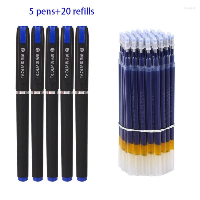 In 2023 25 1.0 Large-capacity Signature Pens Black 0.7 Business Office Pencil 0.5 Student Refill Calligraphyneutral