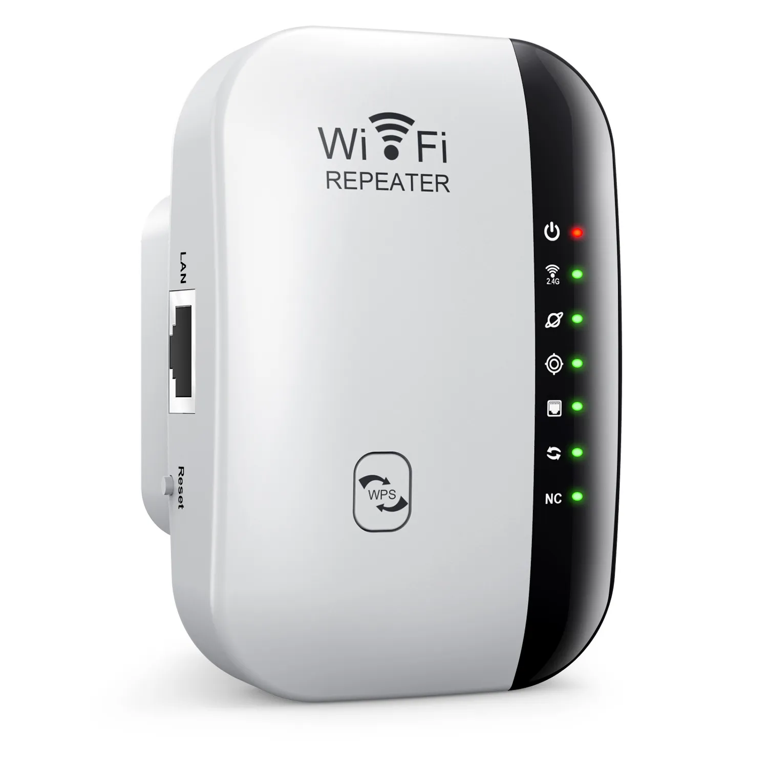 Drahtloser WLAN-Repeater, WLAN-Range-Extender-Router, WLAN-Signalverstärker, 300 Mbit/s, WLAN-Booster, 2,4 G WLAN-Ultraboost-Zugangspunkt