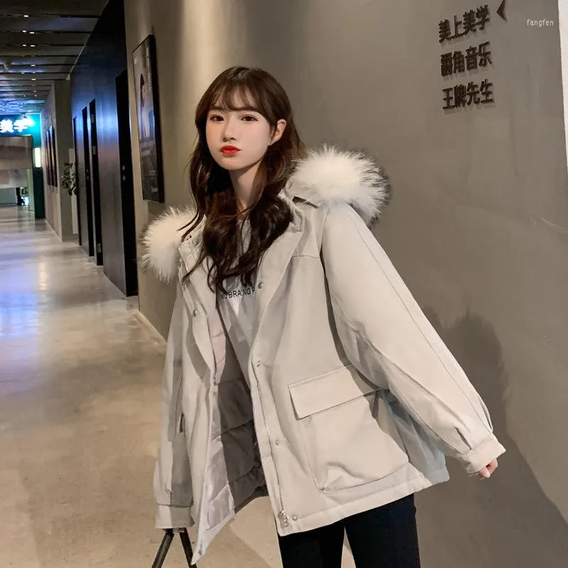 Men's Down 2023 Luxury Designer Padded Jacket Winter Clothes Loose Thin And Warm Female Students' Coat Women's Clothing