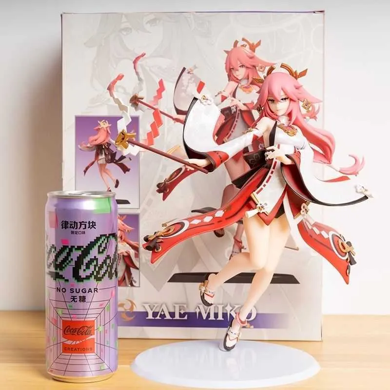 Mihoyo Genshin Impact Yae Miko PVC Action Figure 25cm Shoujo