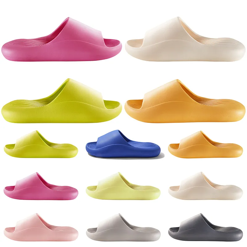 Sandales de créateurs hommes femmes pantoufles classiques hommes été plage chaussures imperméables rose bleu foncé femmes intérieur extérieur diapositives