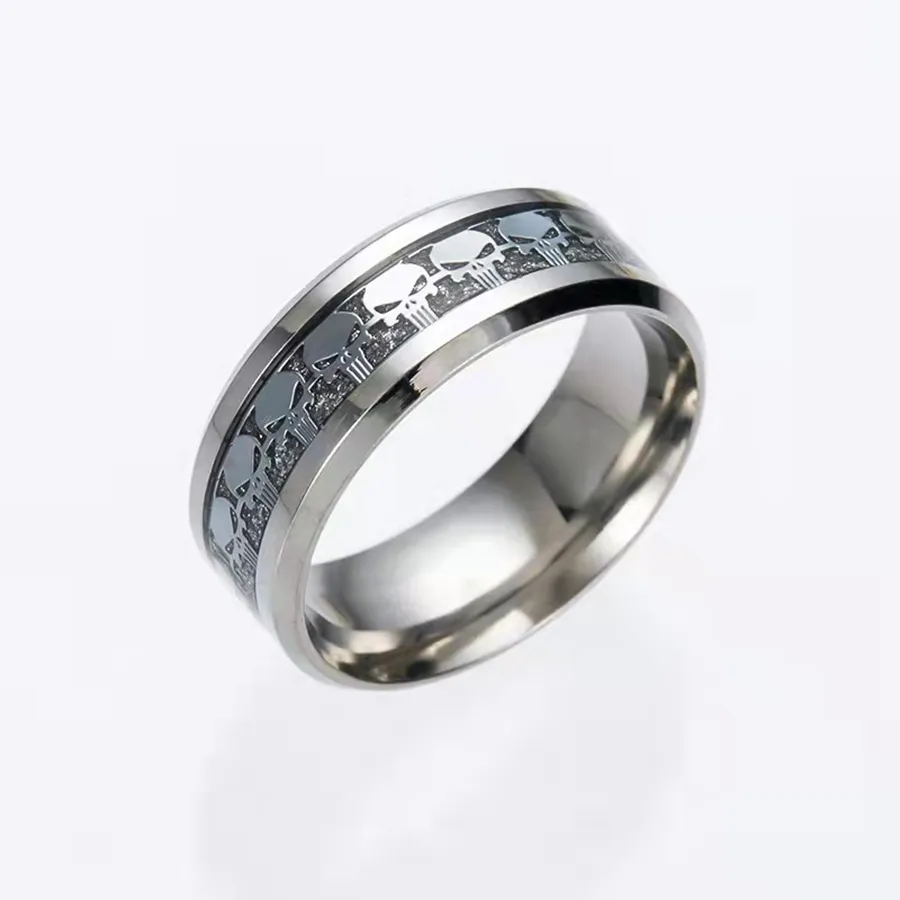 36 stücke Männer Frauen Schädel Patten Ringe Edelstahl 316L Gothic Biker Ring ringe weiterverkauf flohmarkt Großhandel Schmuck Skeleton