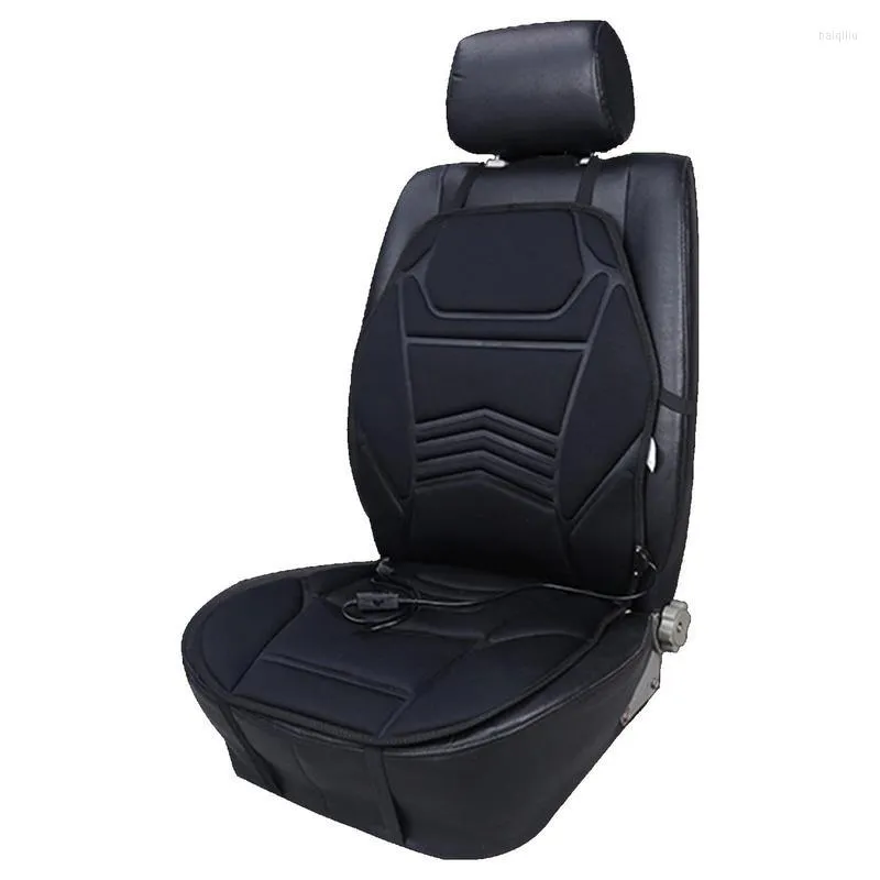 Car Seat Covers Electric Heating Cushion Cars Cover Warm Heated Pad 12V Warmer With Backrest Winter