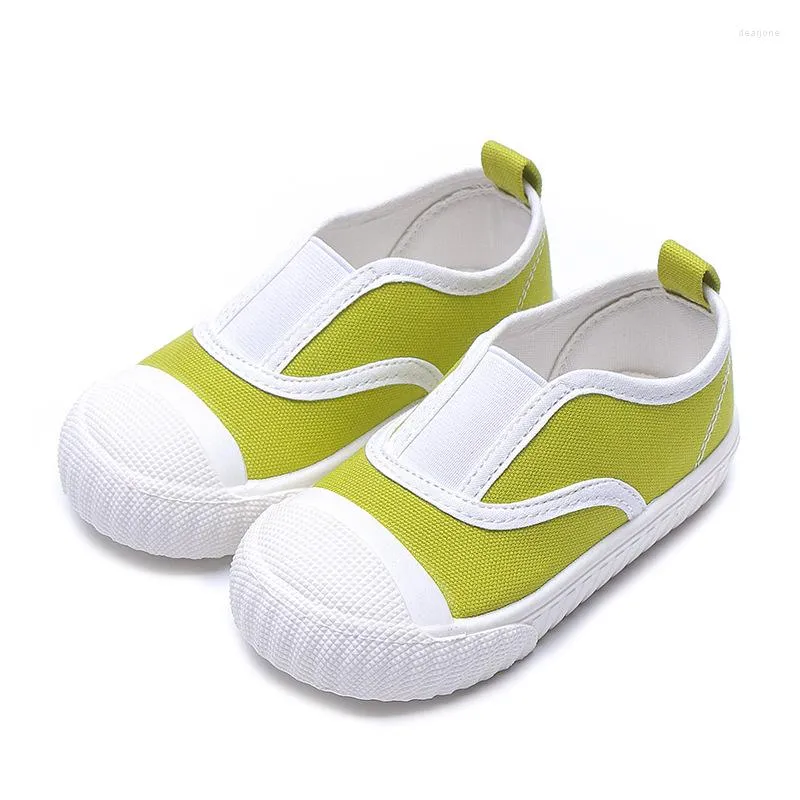 Chaussures de sport CUZULLAA enfants respirant couleur bonbon toile pour printemps enfants filles garçons plat décontracté mode baskets taille 22-32