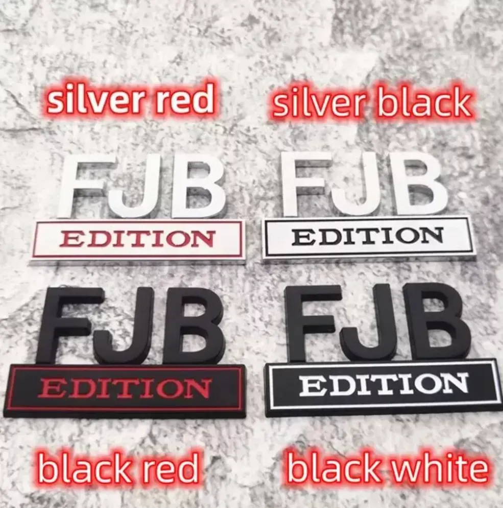 Party Decoration FJB Lets Go Brandon Veteran Trump Redneck Shit Box Patriot Fuckit Car Stickers för Auto Truck 3D Badge Emblem Decal Auto Accessories grossist