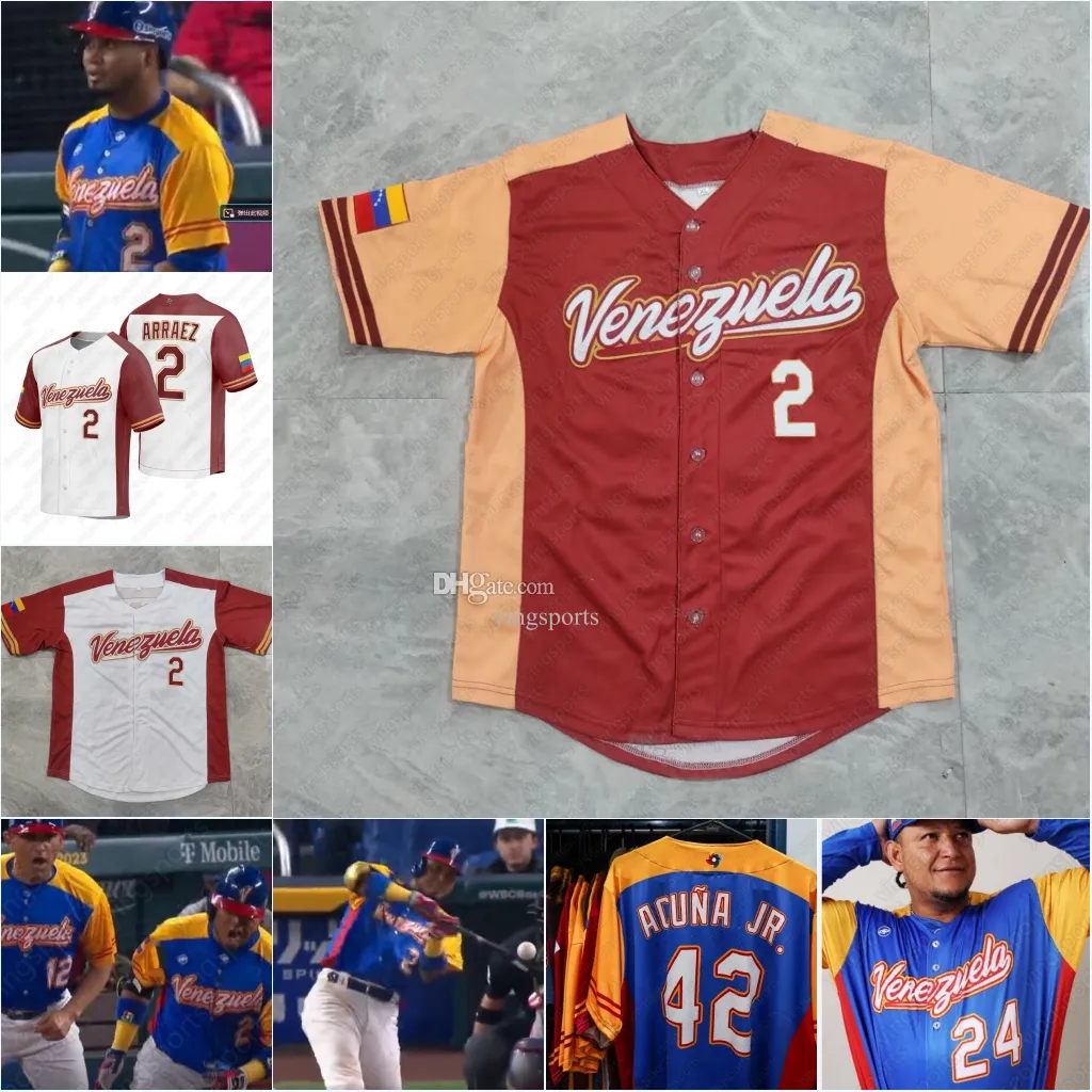Ahorra a lo Grande en Compras al por Mayor de Jersey Classic World Baseball  De Venezuela World Jersey De Fútbol De Venezuela Ropa De Fanático