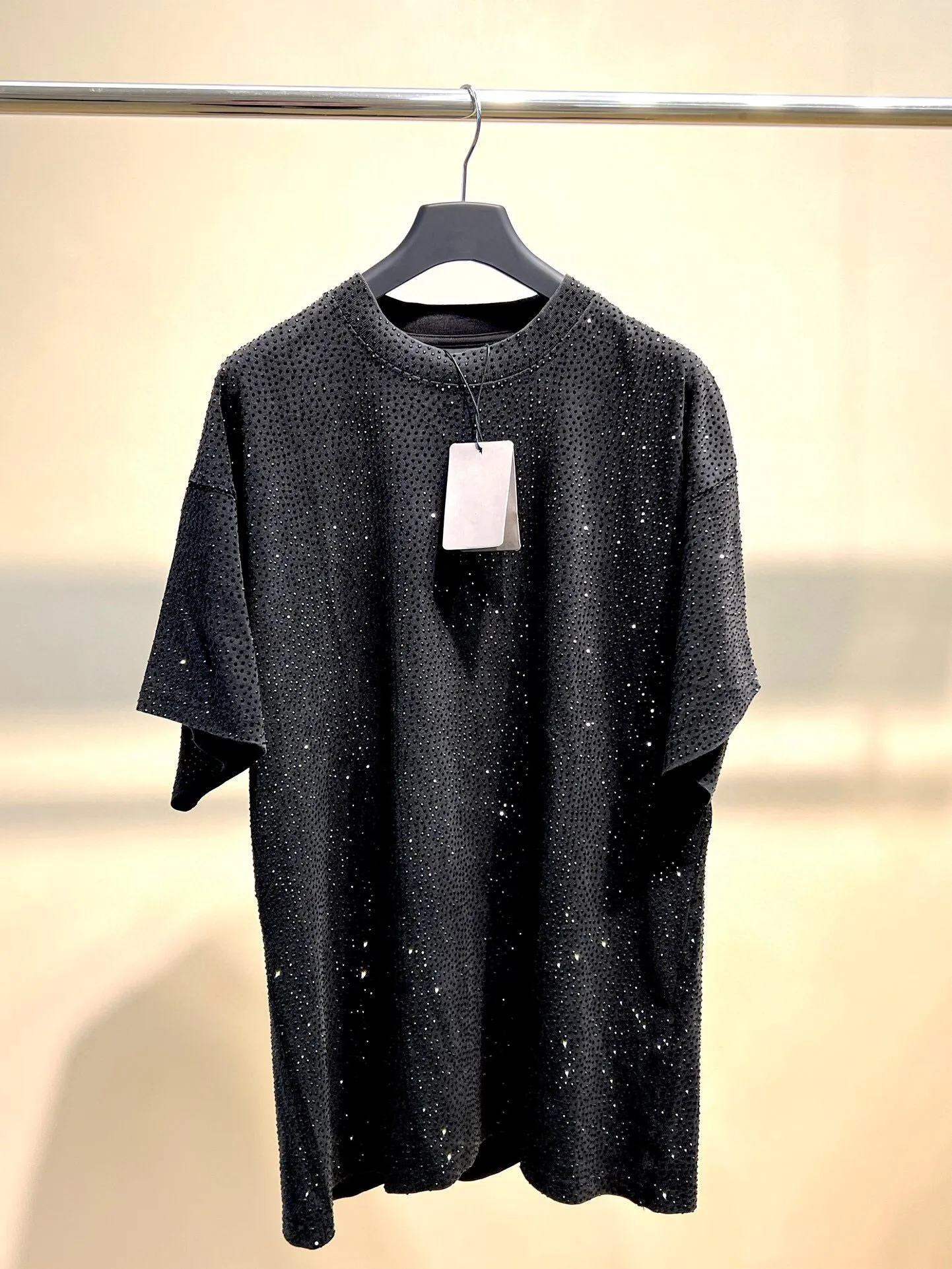 loushirt mens 디자이너 Tshirs 브랜드 클로킹 풀 라네손 호 호 호선 티셔 남자 쇼어 슬리브 여름 탑 T shir male fashion bling