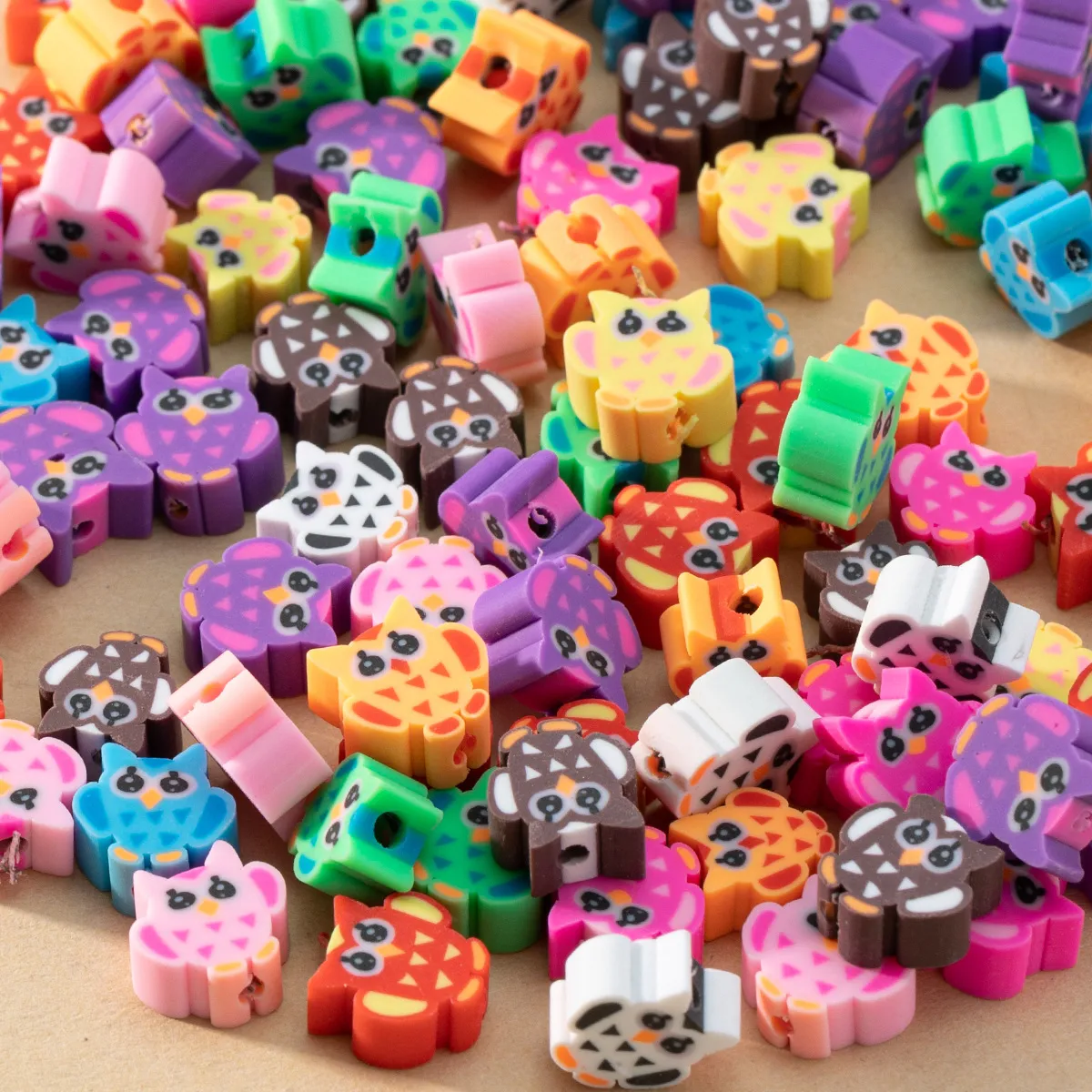 Polymer Clay Owl Polymer Clay Beads For DIY Bracelets And Necklaces Cute Cartoon Animal Fashion Jewelry Kits For Girls And Kids Crafts From Linry198900 2.14 DHgate.Com