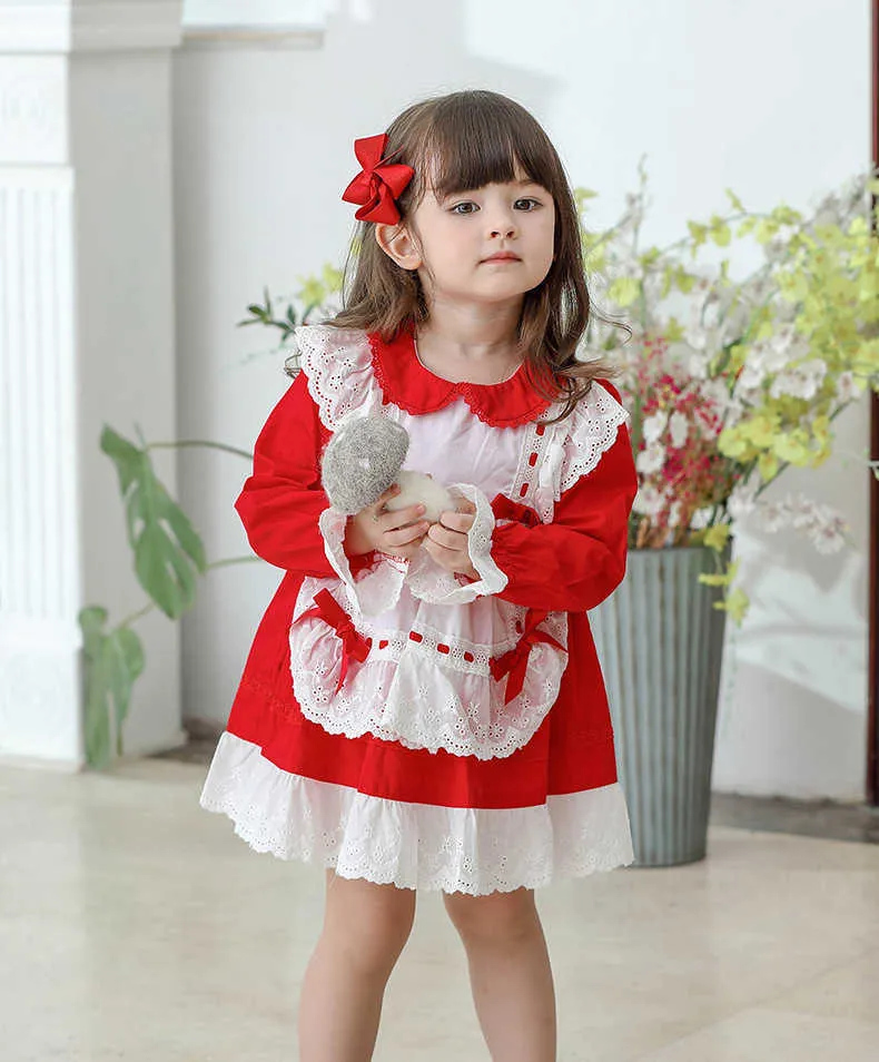 Girls Boutique Dress: Infant Girls Summer Spanish Court Style Toddler Long  Sleeve Cotton Lace Clothes, Child Princess High Quality W0314 from Dhgate  Girls Dresses - price 47.8