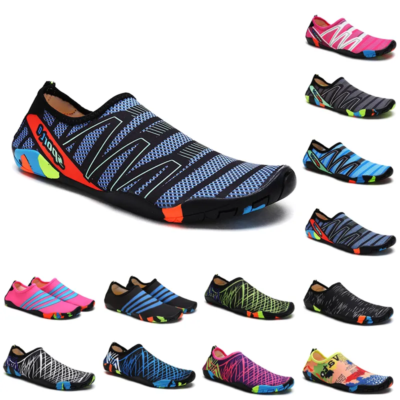 Hommes Femmes Chaussures de course Confortables et imperméables Violet Bleu Rose Orange Vert Gymnase Cinq doigts Cyclisme Wading Baskets de créateur pour hommes