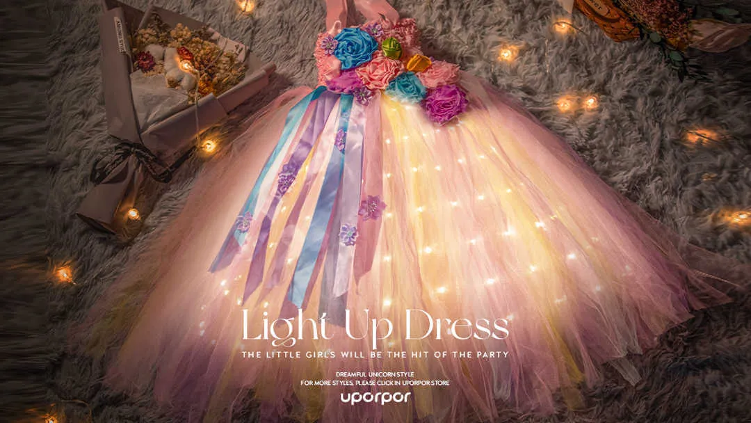 Vestidos con luces led clearance
