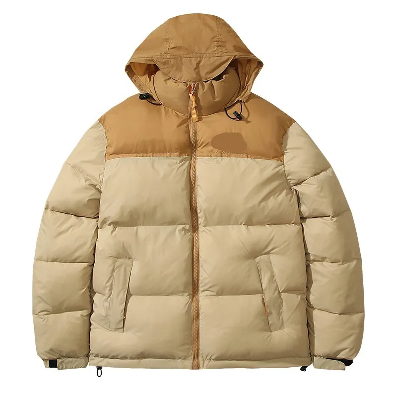 Piumini firmati da uomo Piumino con cappuccio Parka Lettera Ricamo Coppia Abbigliamento Capispalla Frangivento Cappotto invernale spesso spesso