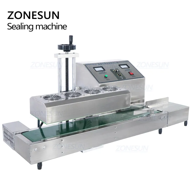 Zonesun ZS-FK6000A Máquina de vedação eletromagnética de indução contínua Alumínio Folha de alumínio Indução de vedação Selador automático