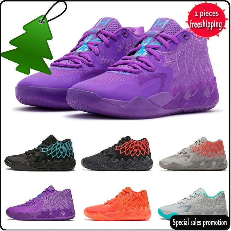 Top L Stivali scarpe 2023 Lamelo Ball 1 MB.01 Uomini Scarpe da basket Sneaker Black Blast Buzz City Lo Ufo non da qui Queen City Rick e