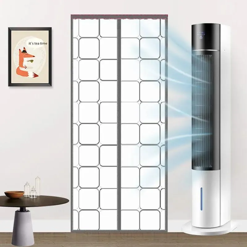 シアーカーテンエアコンドアカーテン冷却熱断熱キッチンアンチオイルフュームパーティション磁気蚊プラスチック自己供給230320