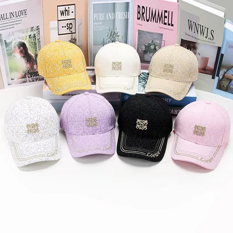 Fashion ball cap Outdoor sports baseball cap casual sun visor men's and women's duck cap Macaron color adjustable