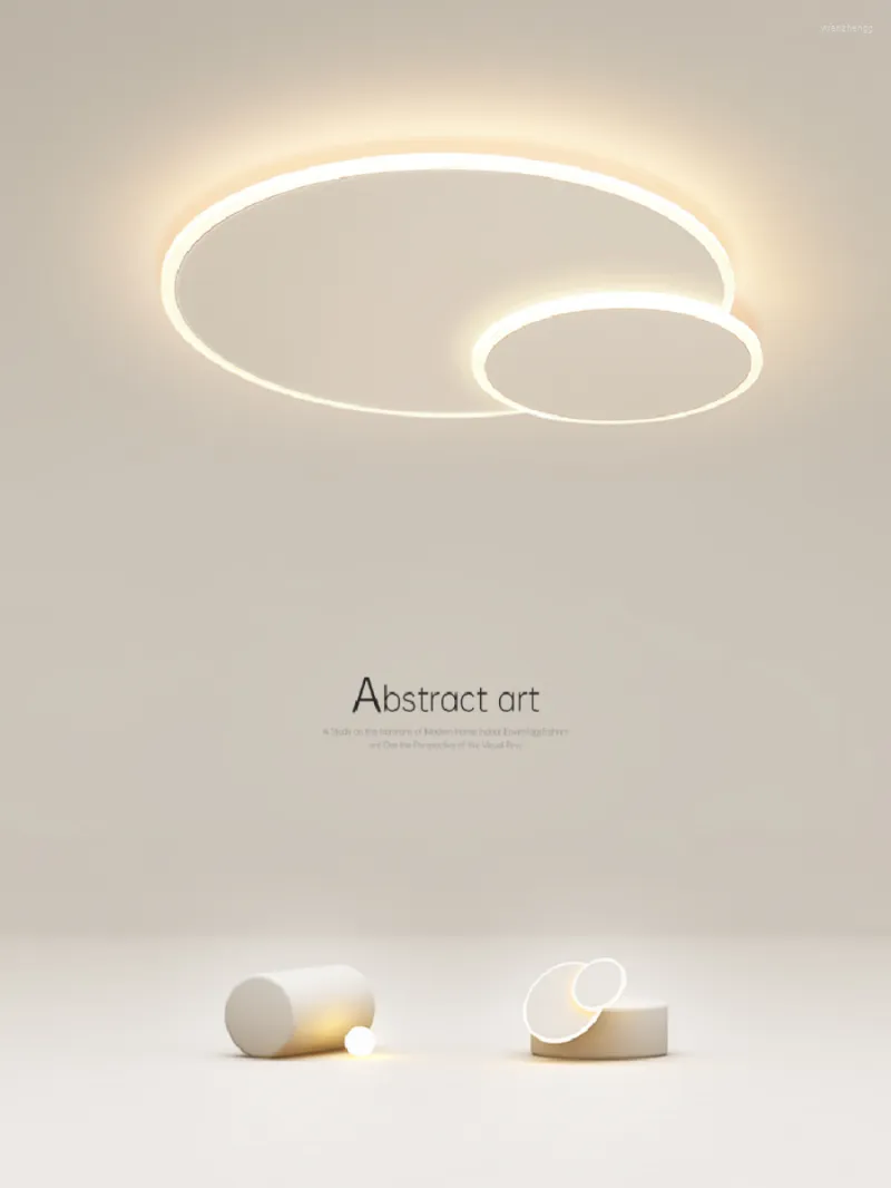 Lampadari Lampadario a LED Minimalista Rotondo/quadrato Moderno Soggiorno Camera da letto Luce lucida