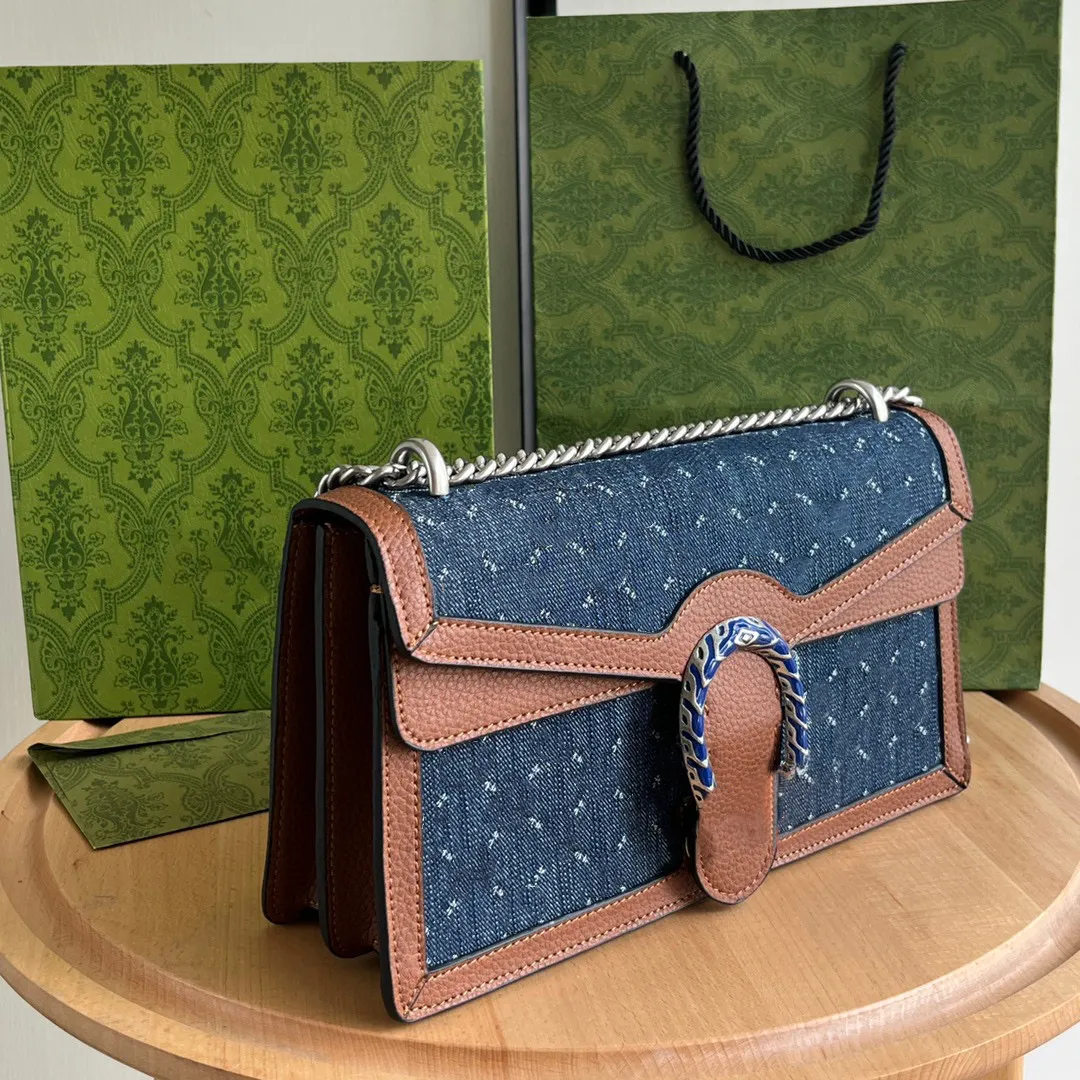 Bolso de hombro con cadena a la moda, gran capacidad, solapa abierta, piel de vaca auténtica, lona, bolso cruzado de diseñador de lujo para mujer