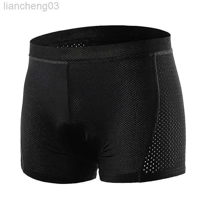 Mäns shorts Ny 2023 Upgrade Cycling Shorts Mesh Cycling Underwear 5D Gel Pad stuffsäker cykling Underbund MTB Shorts Cykel Underkläder W0320