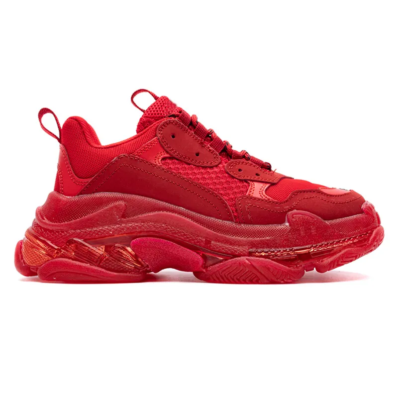 Designer Shoes Triple S Sneakers Men Women Black White Grey Red Blue Neon Green Beige Pink Clear Sole Platform Casual Mens Trainers Outdoors Chaussure 2 365 DHgate